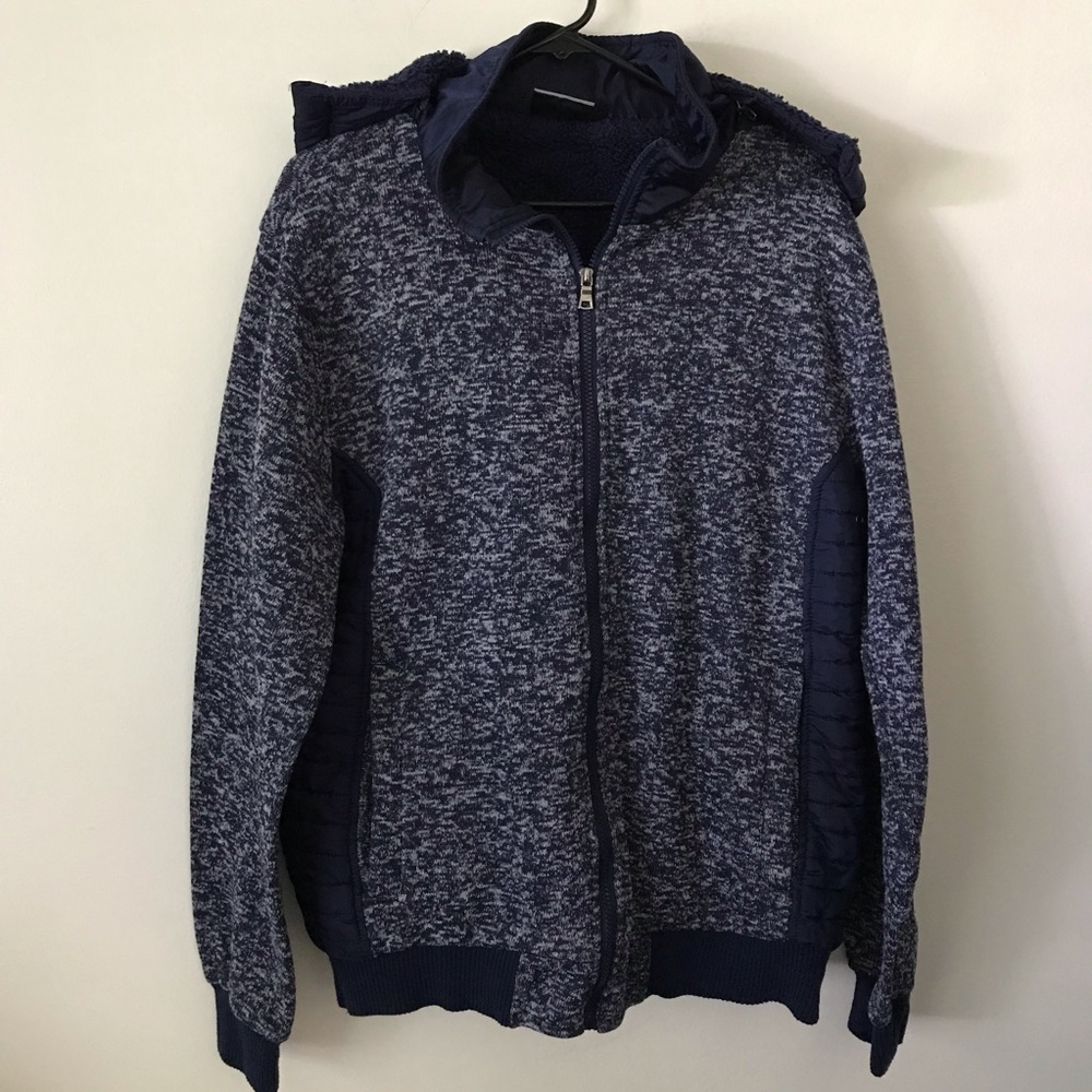 Go West heavy fleece lined jacket w/hood🧥
